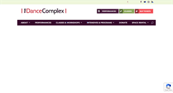 Desktop Screenshot of dancecomplex.org