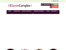 Tablet Screenshot of dancecomplex.org